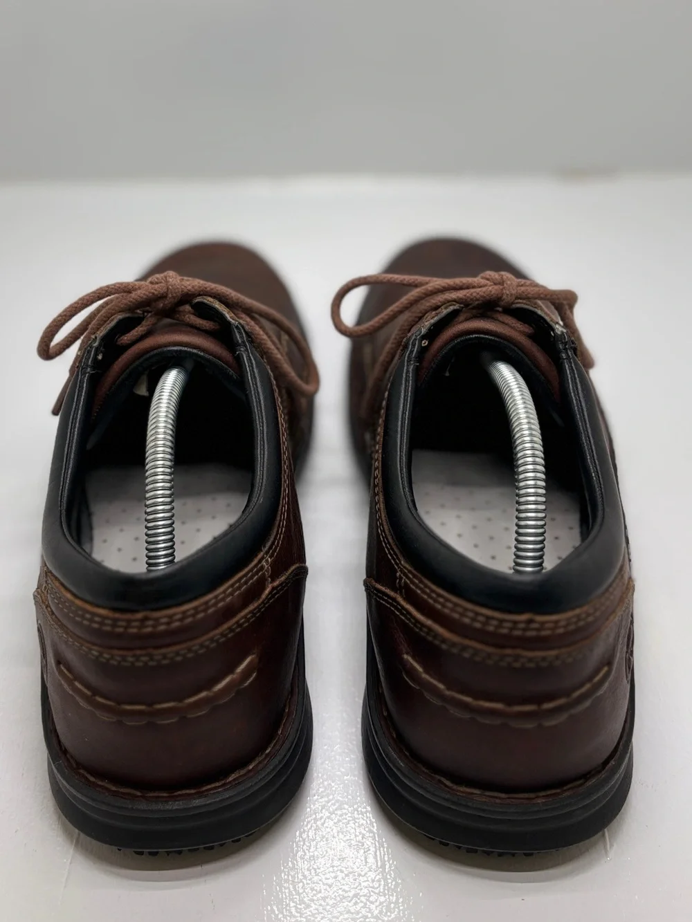 Timberland PRO 85590 Brown Leather Oxford Work Shoes Men's Size 10M Slip Resista